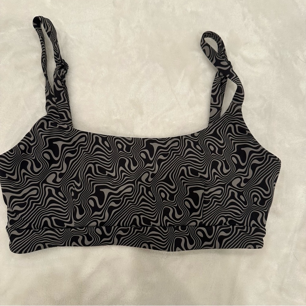 Balance Athletica Black and Gray Sports Bra